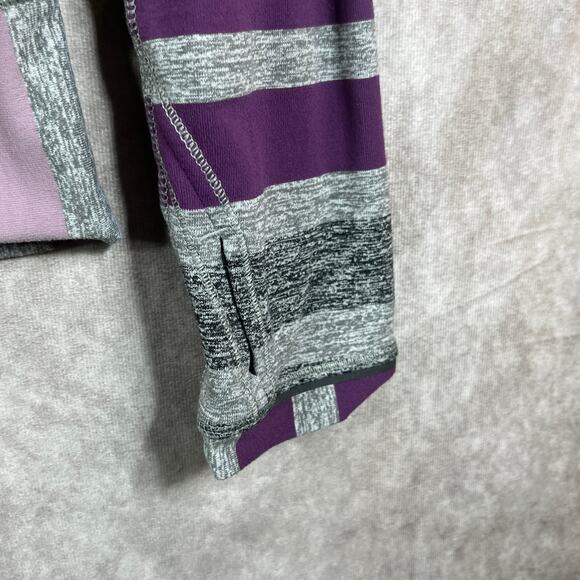 Lululemon Race Your Pace Shirt Womens Size 6 Multicolor Striped Long Sleeves - Picture 5 of 10